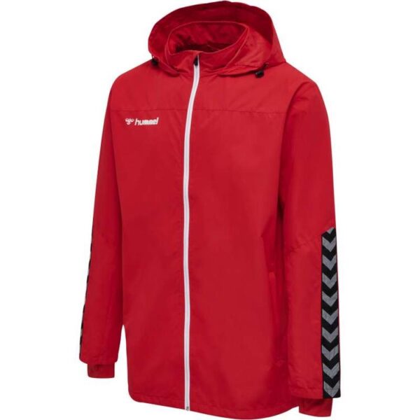 hummel authentic all weather jacket true red 205364 3062 gr l