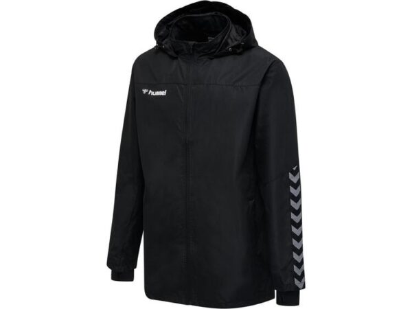 hummel authentic kinder all weather jacket black white 205365 2114 gr 116