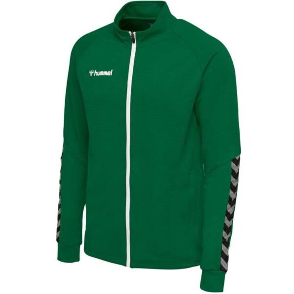 hummel authentic poly zip jacket evergreen 205366 6140 gr s