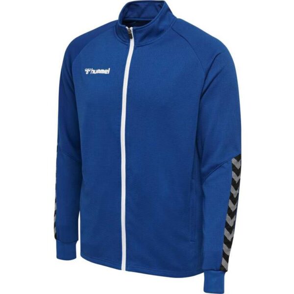 hummel authentic poly zip jacket true blue 205366 7045 gr s