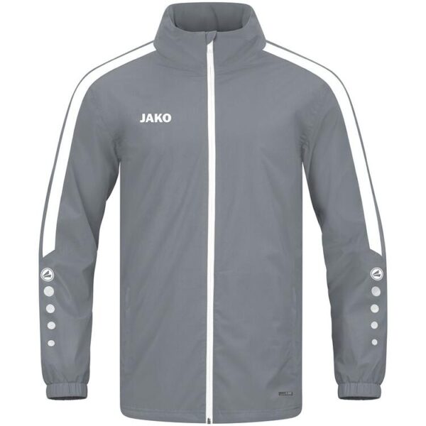 jako allwetterjacke power 7423 840 steingrau gr