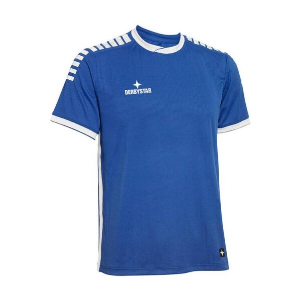 derbystar primo trikot blau weiss 6041152610 gr 140 152