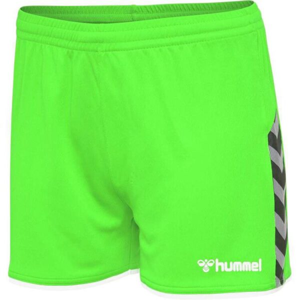 hummel authentic poly shorts damen green gecko 204926 6750 gr