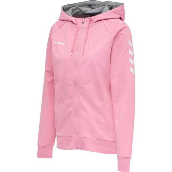 hummel hmlgo cotton zip hoodie woman 204232 cotton candy gr s