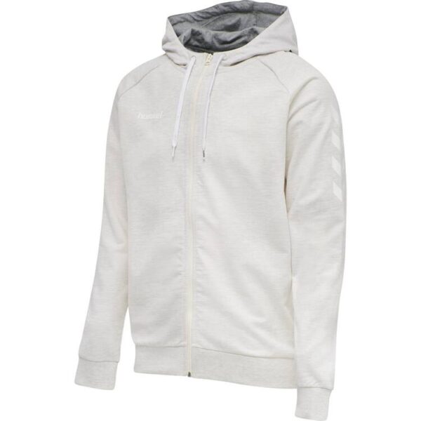 hummel hmlgo kids cotton zip hoodie 204231 egret melange gr 140