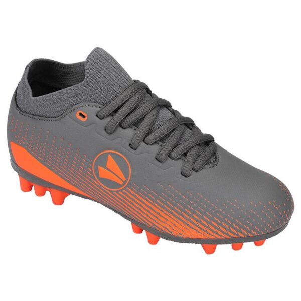 jako fussballschuh lightning sock ag junior vo5516 steingrau neonorange gr 35