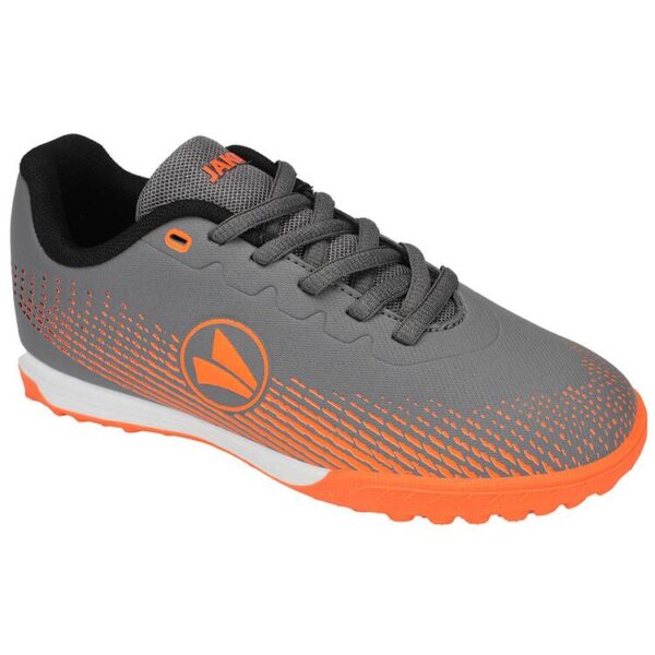 jako fussballschuh lightning tf junior vo5517 steingrau neonorange gr 28