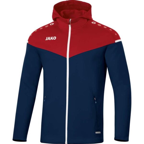 jako kapuzenjacke champ 20 6820 91 marine chili rot gr 140