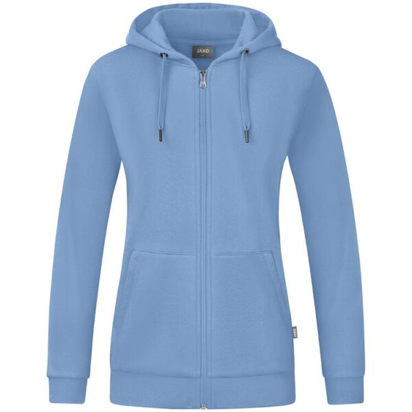 jako kapuzenjacke organic c6820 eisblau gr 34