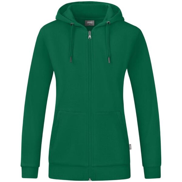 jako kapuzenjacke organic c6820 gruen gr 34