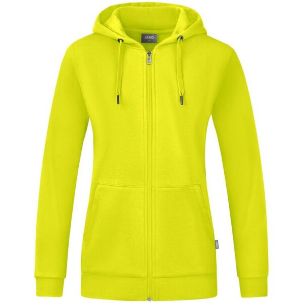 jako kapuzenjacke organic c6820 lime gr 34