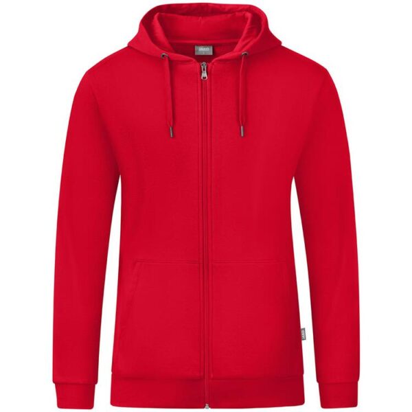 jako kapuzenjacke organic c6820 rot gr