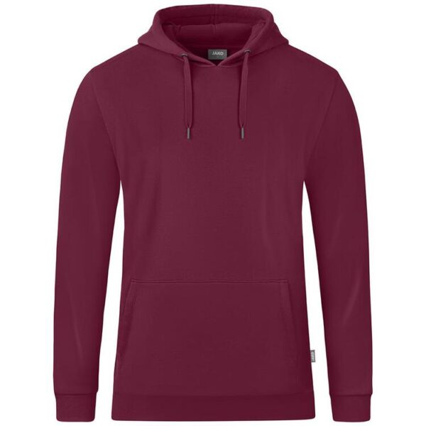 jako kapuzensweat organic c6720 maroon gr 116