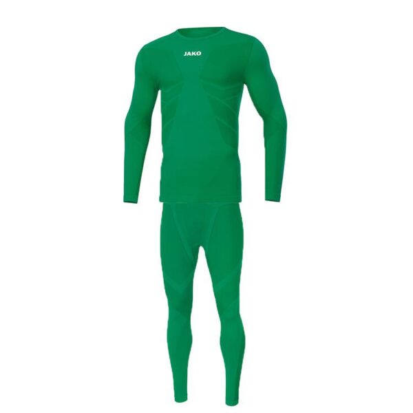 jako longsleeve long tight comfort 20 set farbe sportgruen sportgruen gr