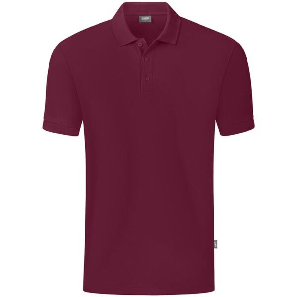 jako polo organic c6320 maroon 164