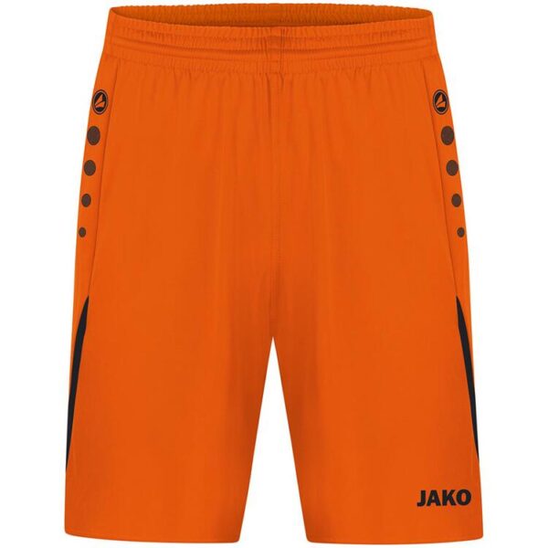 jako sporthose challenge 4421 neonorange schwarz gr 152