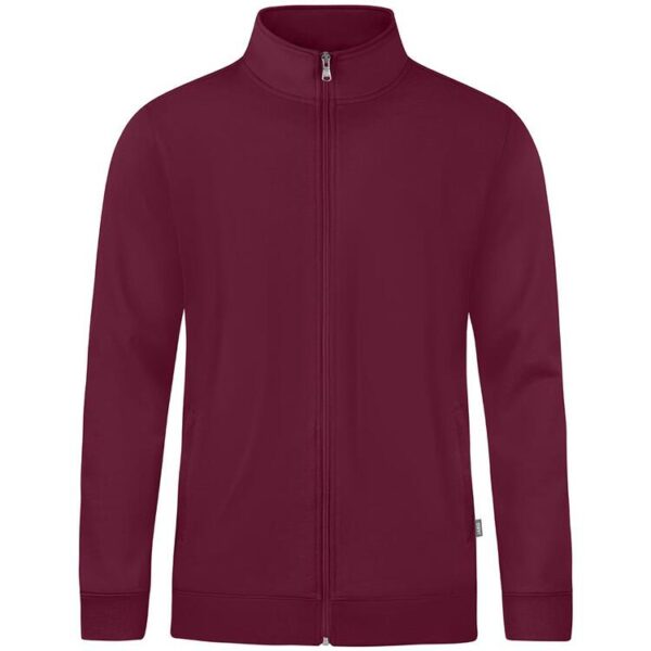 jako sweatjacke doubletex c9830 maroon gr