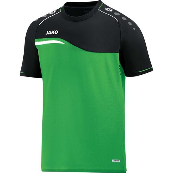 jako t shirt competition 20 soft green schwarz 6118 22 gr 128