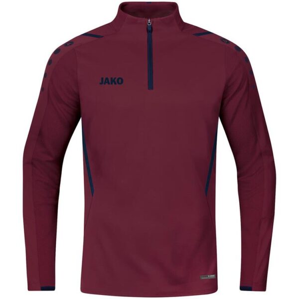 jako ziptop challenge 8621 maroon marine gr l