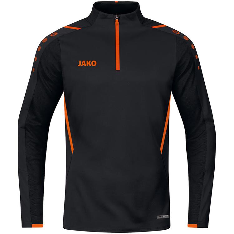 jako ziptop challenge 8621 schwarz neonorange gr l