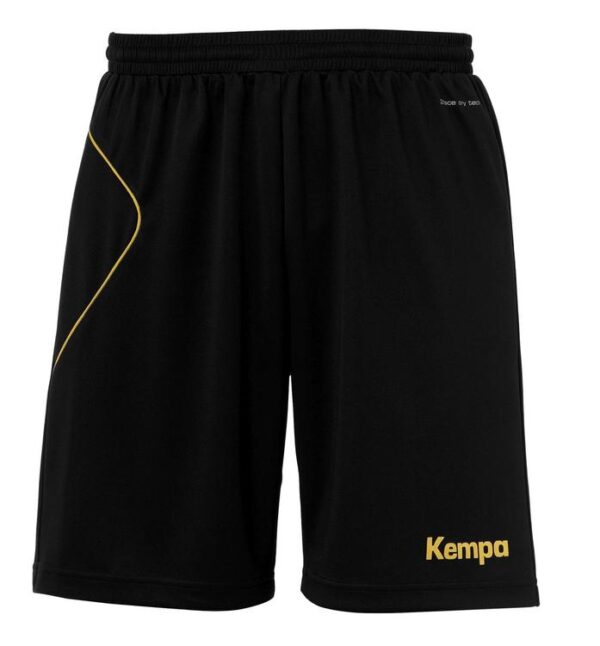 kempa curve shorts 200306205 schwarz gold gr 116