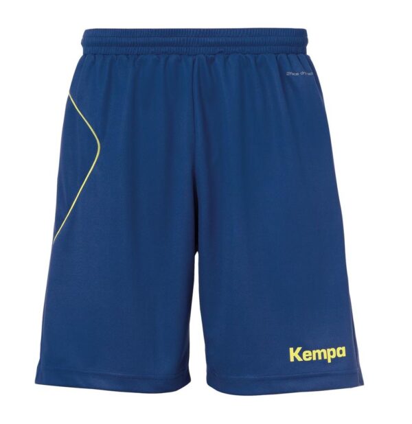 kempa curve shorts 200306209 deep blau fluo gelb gr 116