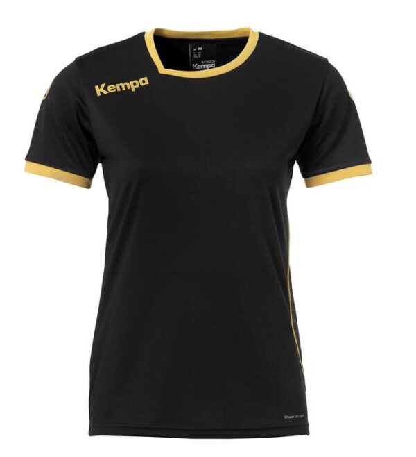 kempa curve trikot women 200306705 schwarz gold gr