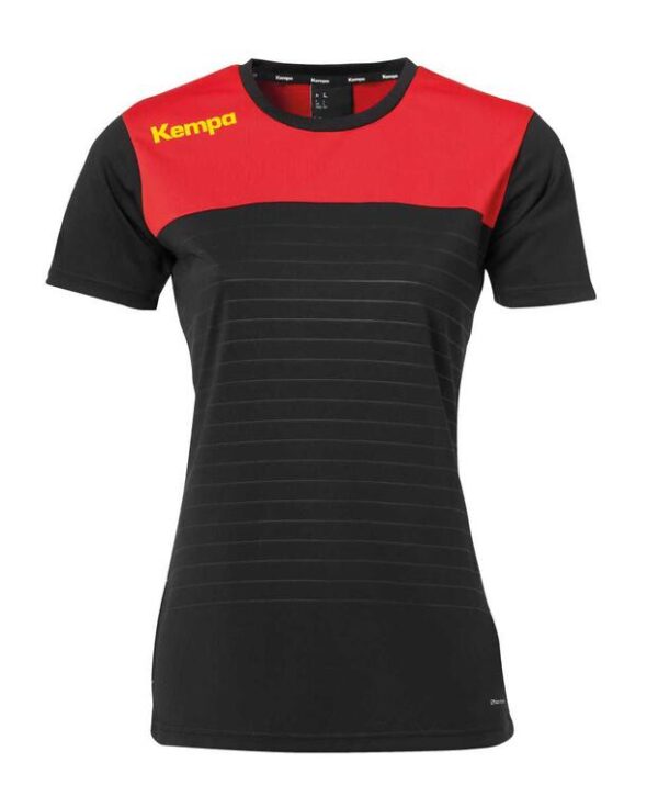 kempa emotion 20 trikot damen 2003164 schwarz rot gelb l