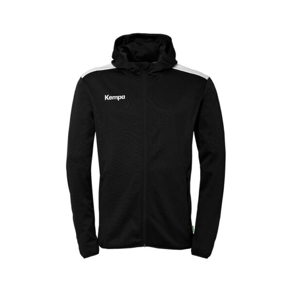 kempa emotion 27 kapuzenjacke 200513003 schwarz weiss gr 128