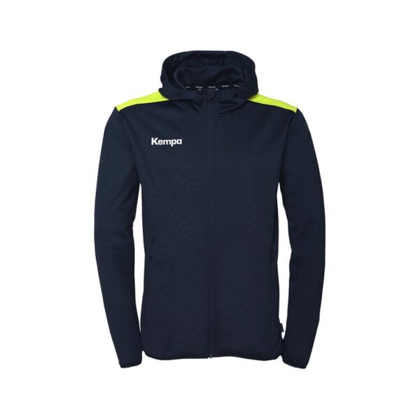 kempa emotion 27 kapuzenjacke 200513041 marine fluo gelb gr 116