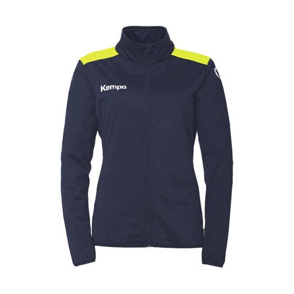 kempa emotion 27 poly jacke damen 200512641 marine fluo gelb gr l