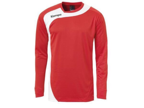 kempa peak longsleeve rot weiss 200508202 gr