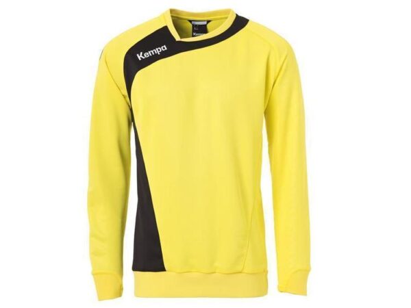 kempa peak training top limonengelb schwarz 200507707 gr 140