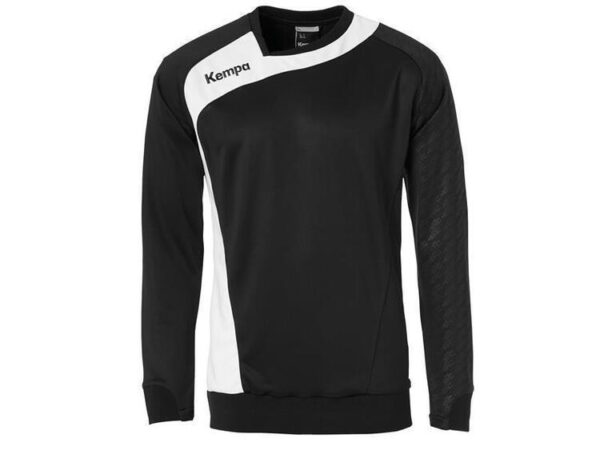 kempa peak training top schwarz weiss 200507704 gr 152