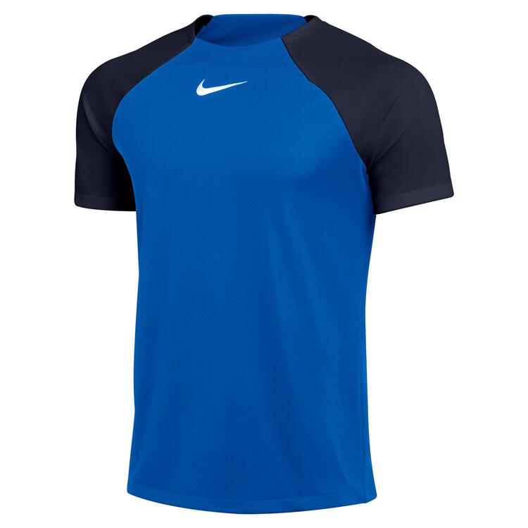 nike academy pro trainingsshirt herren dh9225 463 royal blue obsidian white gr m