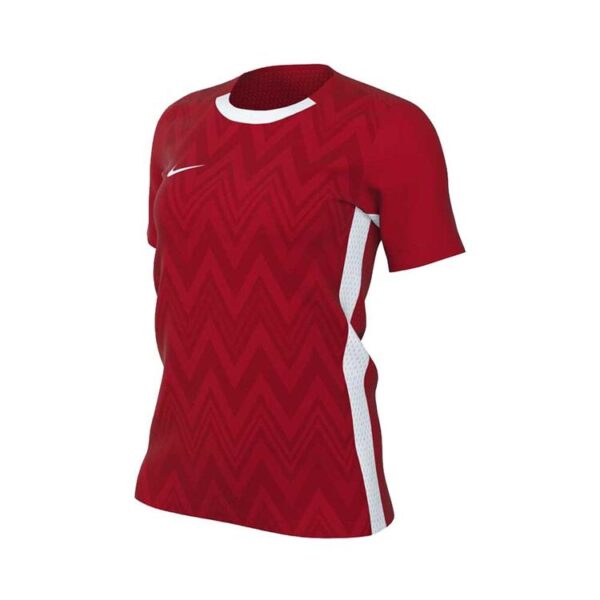 nike challenge v trikot damen fd7420 university red white white gr m