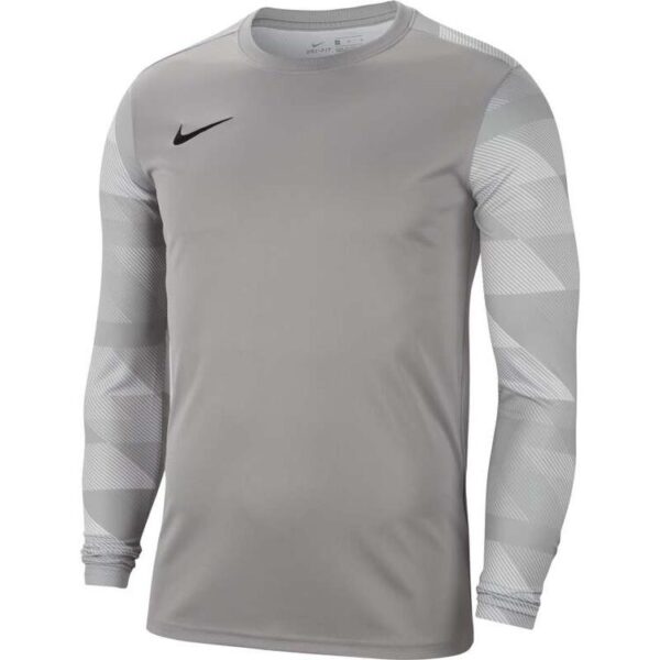 nike park iv torwart trikot langarm herren cj6066 052 pewter grey white black gr