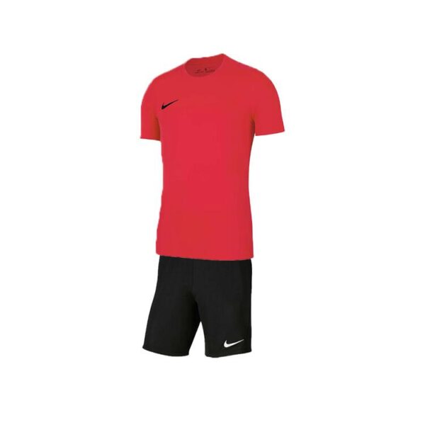 nike park vii trikot set trikot hose farbe bright crimson black gr m