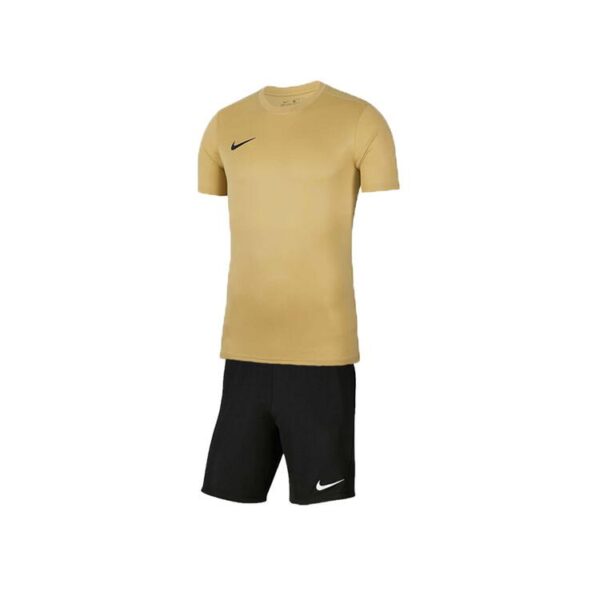 nike park vii trikot set trikot hose farbe jersey gold black gr m