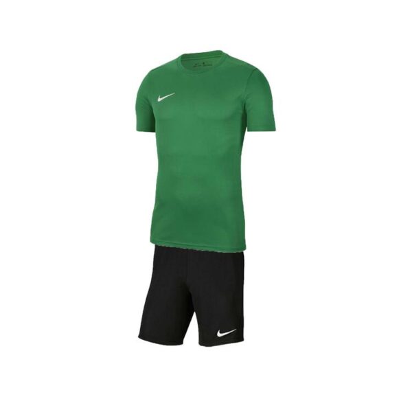 nike park vii trikot set trikot hose farbe pine green black gr m