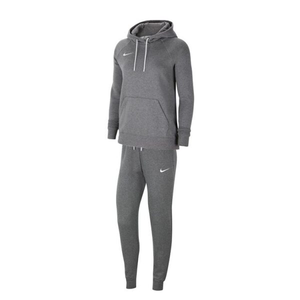 nike team club 20 trainingsanzug damen mit hoody farbe charcoal heather charcoal heather gr m