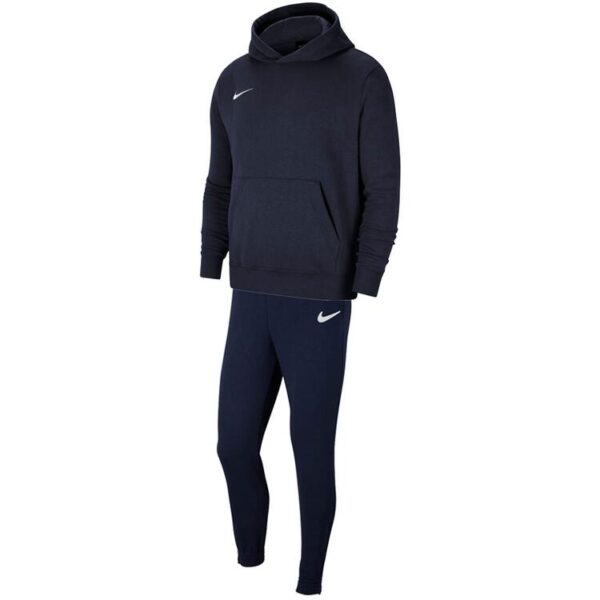 nike team club 20 trainingsanzug kinder mit hoody farbe obsidian obsidian gr m 137 147