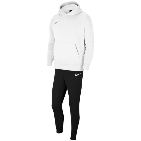 nike team club 20 trainingsanzug kinder mit hoody farbe white black gr m 137 147