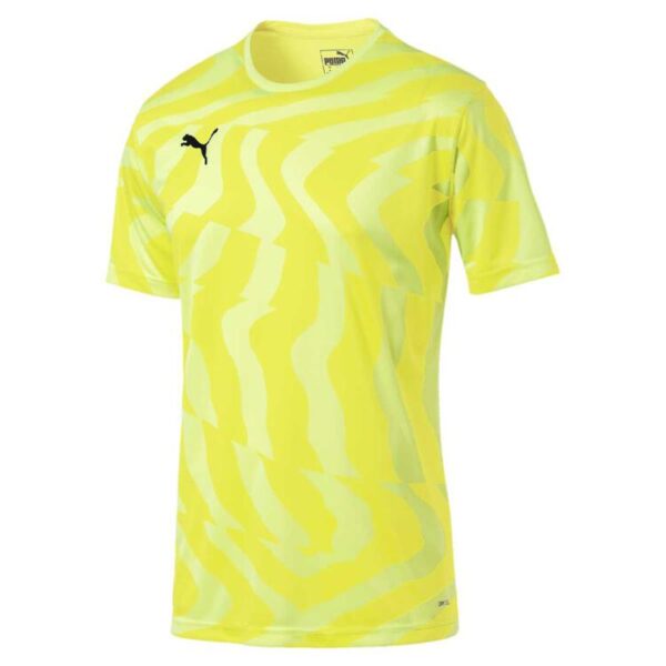 puma cup t shirt jersey core 703775 46 fizzy yellow puma black gr m