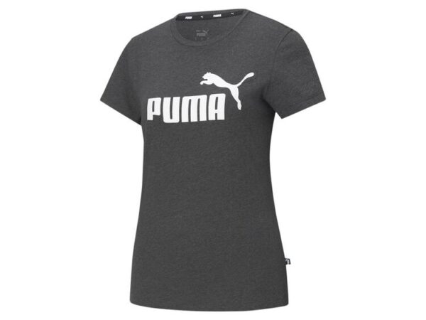 puma ess logo tee 586774 dark gray heather gr l