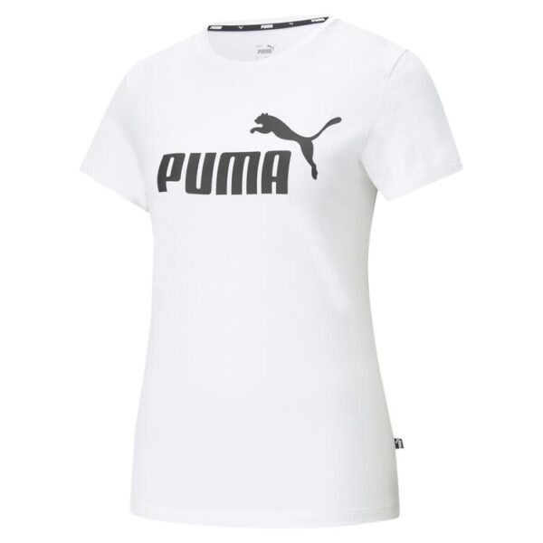 puma ess logo tee 586774 puma white gr l