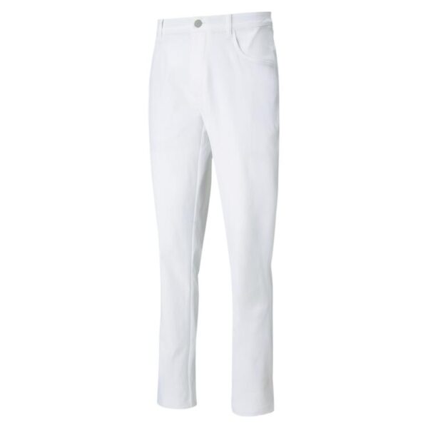 puma jackpot 5 pocket pant 599245 bright white gr 36 34