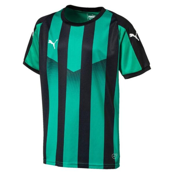 puma liga jersey striped jr pepper green puma black 703425 24 gr 116