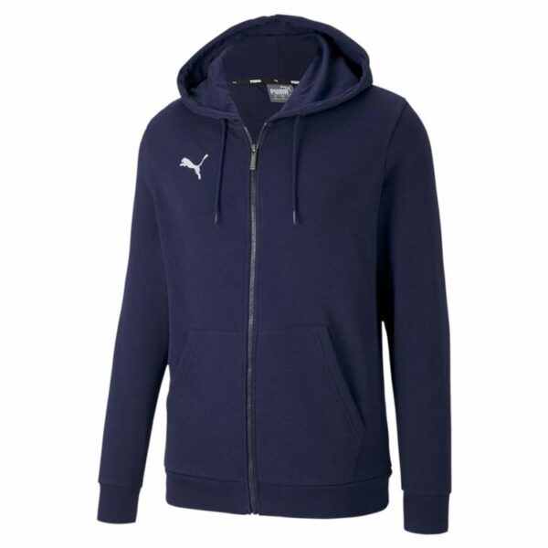 puma teamgoal 23 casuals hooded jac peacoat 656708 06 gr m