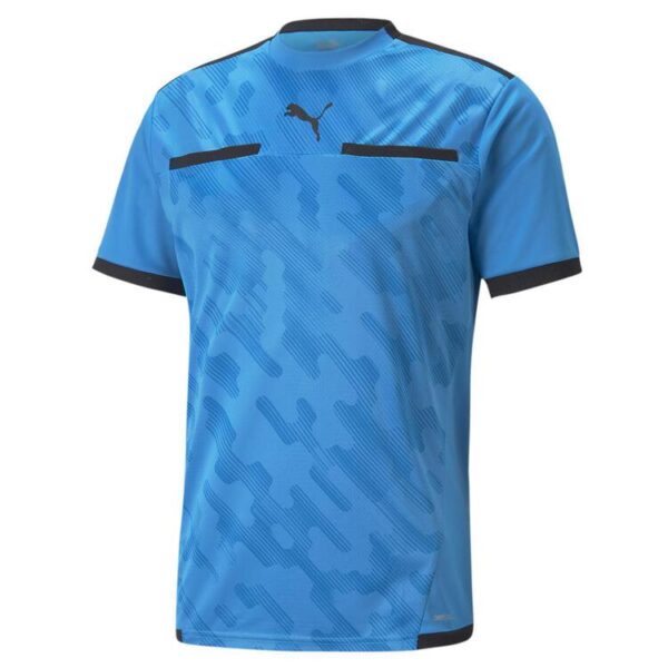 puma teamliga referee jersey 705452 bleu azur puma black gr l